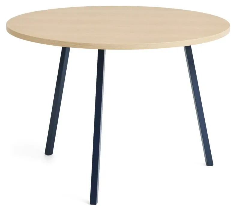 Snelle Levering HAY Loop stand round tafel-∅ 105 cm-Deep Blue