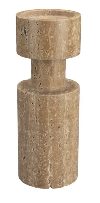 Dutchbone Paros kaarsenhouder-Beige Uitverkoop