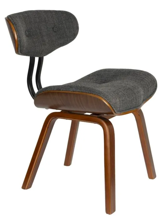 Merkproduct Dutchbone Blackwood Grey stoel