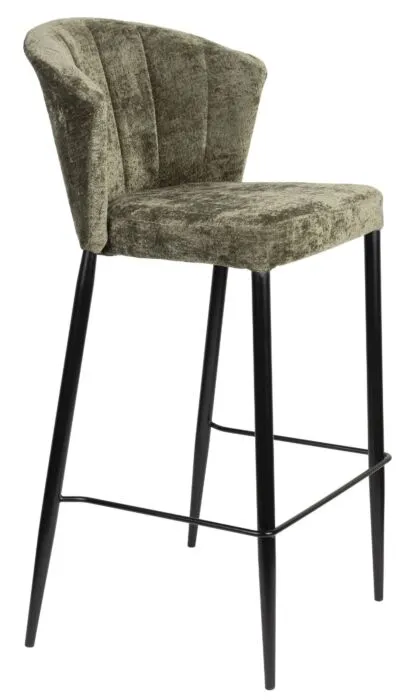Populair Dutchbone Georgia counter stoel-Green