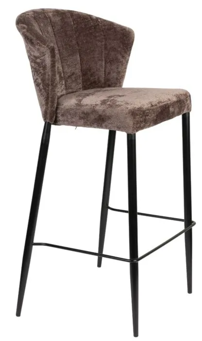 Seizoensaanbieding Dutchbone Georgia counter stoel-Purple