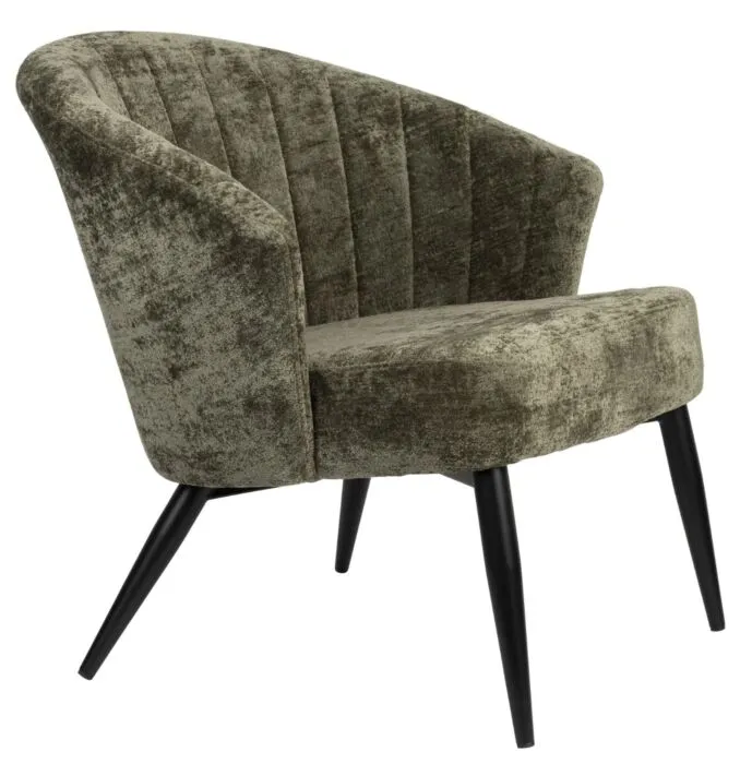Direct Beschikbaar Dutchbone Georgia loungestoel-Green