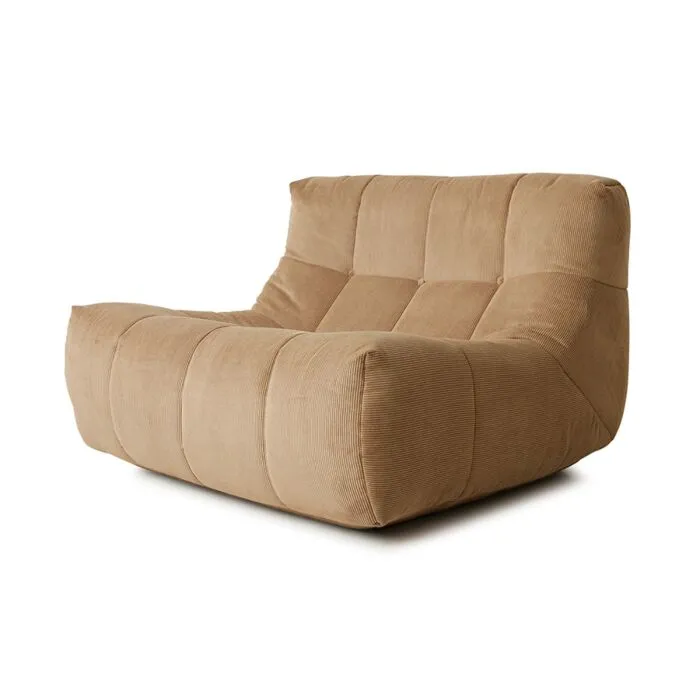 Koop Vandaag HKliving Lazy loungestoel-Corduroy rib brown
