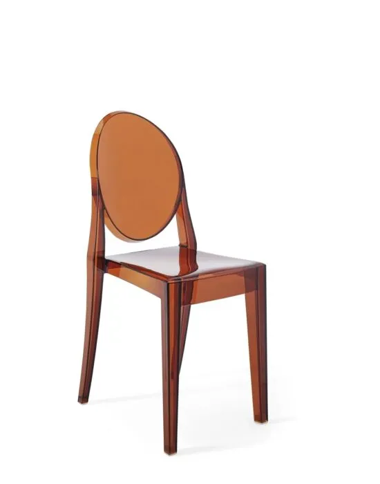 Kartell Victoria Ghost stoel-Amber Nieuw