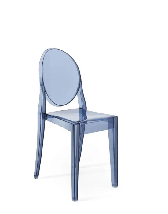 Nieuw Kartell Victoria Ghost stoel-Stofblauw