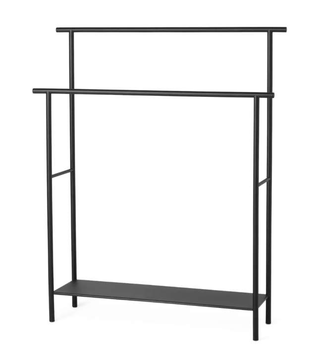 Superprijs Ferm Living Dora handdoekstandaard-Black