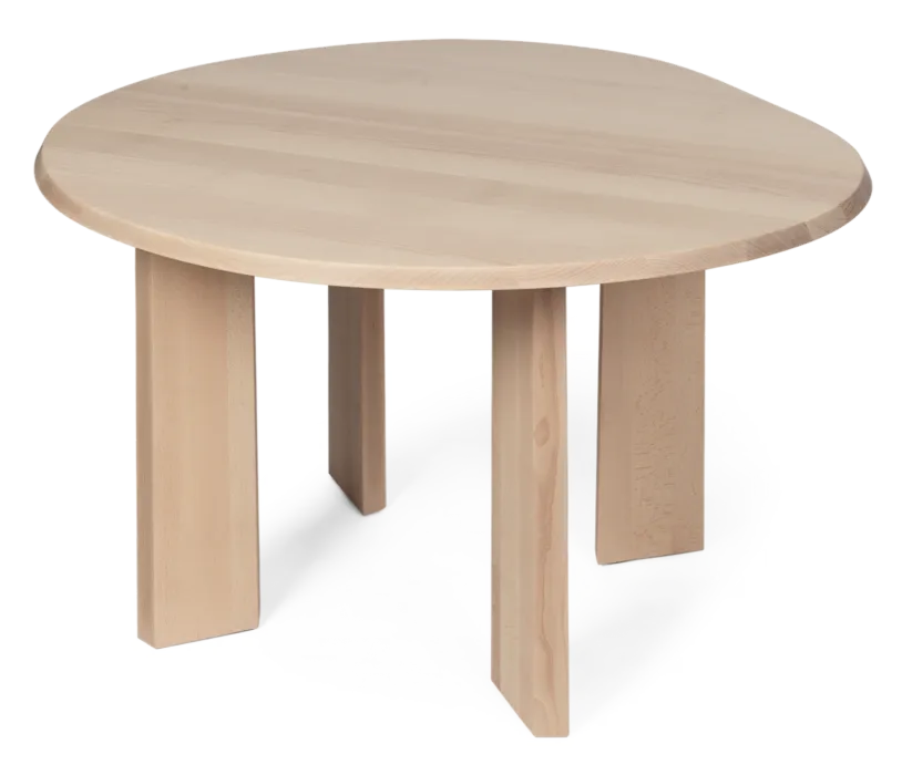 Ferm Living Contour eettafel-115 cm-White Oiled Beech Bestseller