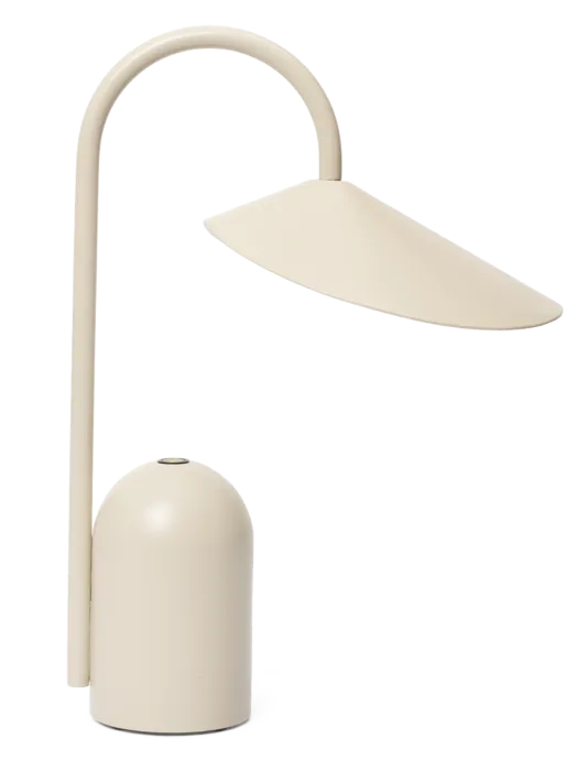 Snelle Levering Ferm Living Arum draagbare tafellamp-Cashmere