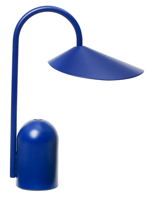 Ferm Living Arum draagbare tafellamp-Bright Blue Aanbieding