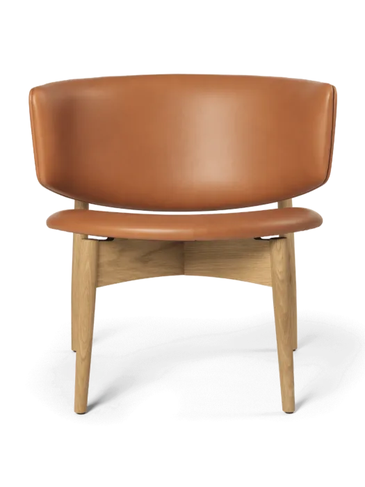 Ferm Living Herman leer fauteuil-Cognac Populair