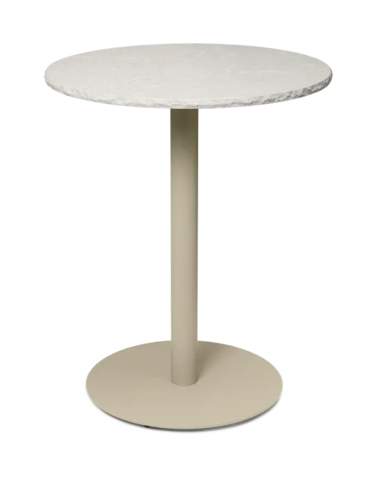 Goedkoop Ferm Living Mineral eettafel-Ø 60 cm-Cashmere