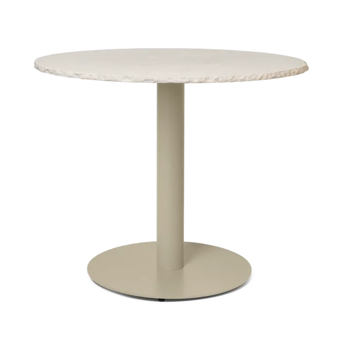 Gratis Retour Ferm Living Mineral eettafel-Ø 90 cm-Cashmere