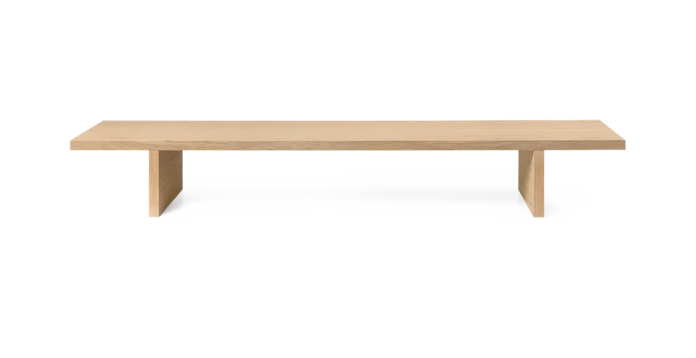 Finale Uitverkoop Ferm Living Kona Display tafel -Natural Oak Veneer