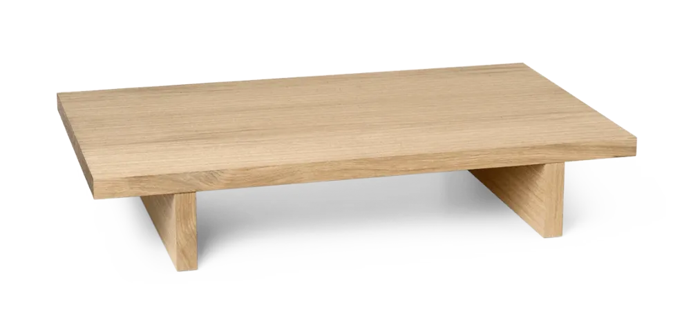 Superprijs Ferm Living Kona tafel laag-Natural Oak Veneer