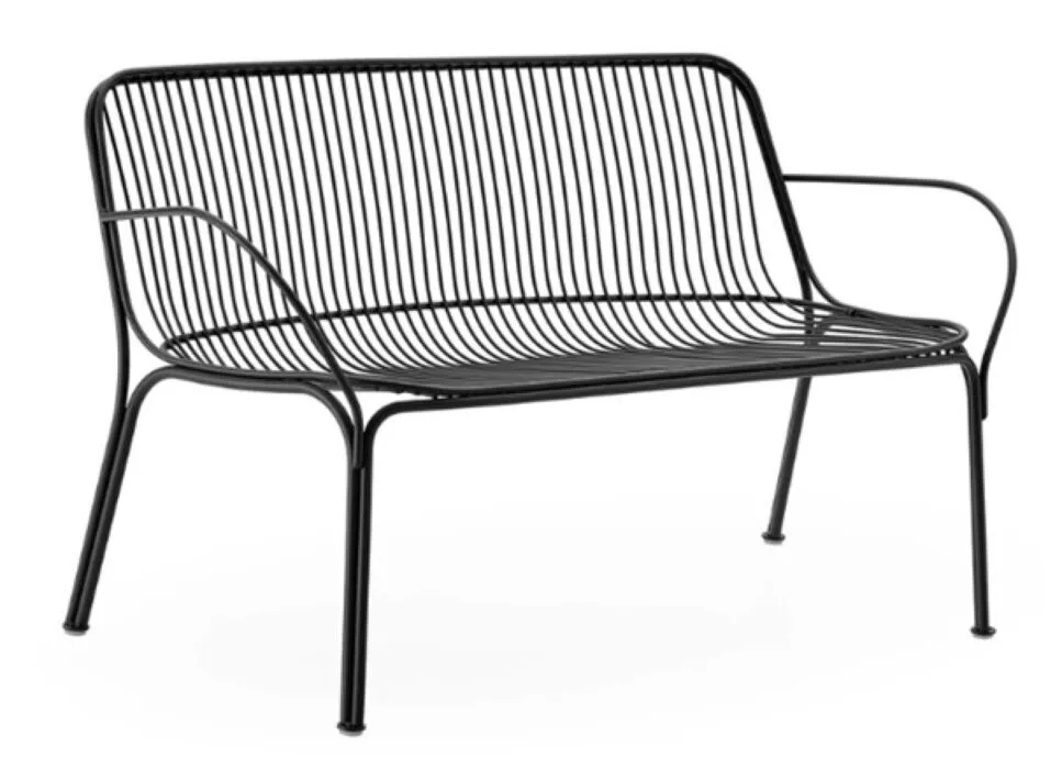 Betrouwbaar Kartell Hiray bank outdoor-Zwart