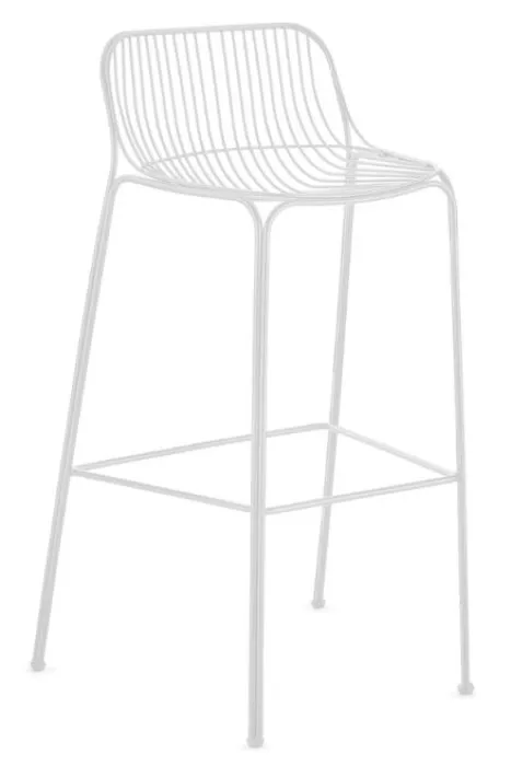 Kartell Hiray barkruk outdoor-Wit Seizoensaanbieding
