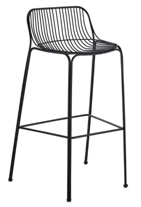 Kartell Hiray barkruk outdoor-Zwart Finale Uitverkoop