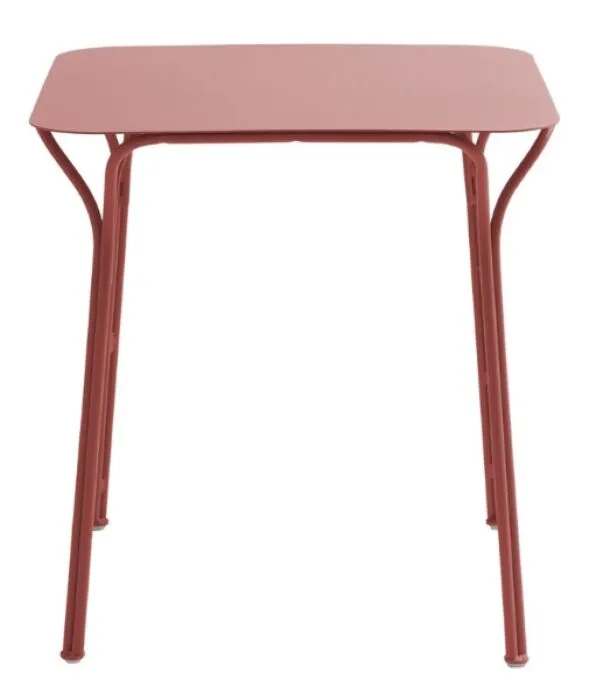 Hoge Kwaliteit Kartell Hiray tafel vierkant outdoor-Roest