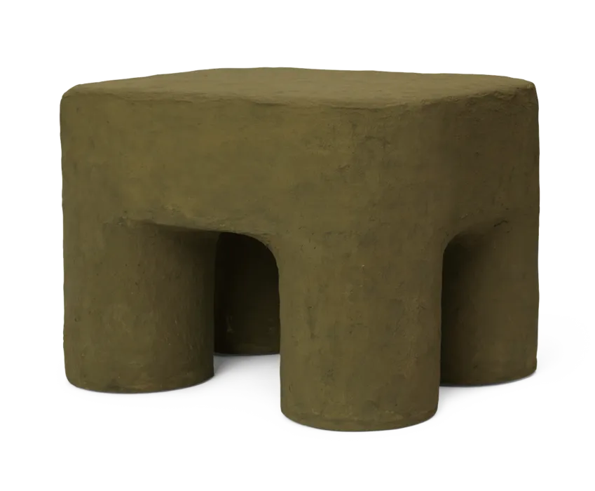 Merkproduct Ferm Living Podo kruk-Khaki