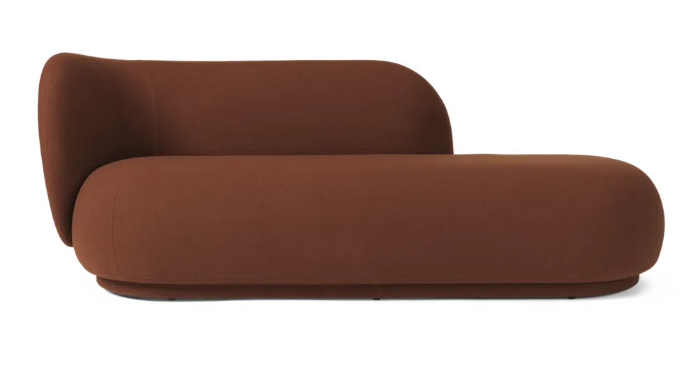 Exclusieve Aanbieding Ferm Living Rico Divan Links-Red Brown