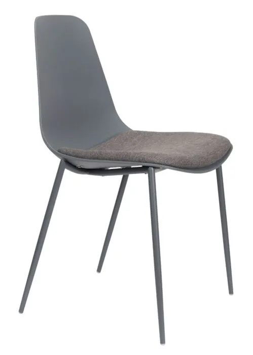 Finale Uitverkoop vanHarte Jeffrey eetkamerstoel-Grey