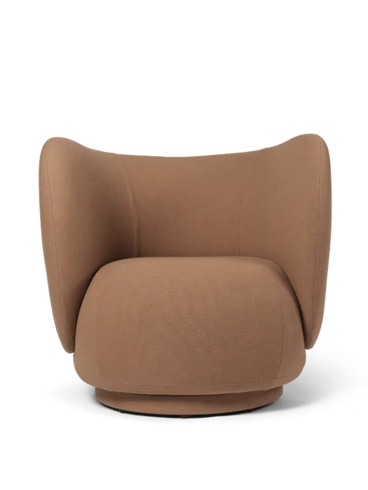 Ferm Living Rico Swivel fauteuil-Tonus - Tan Veilige Betaling