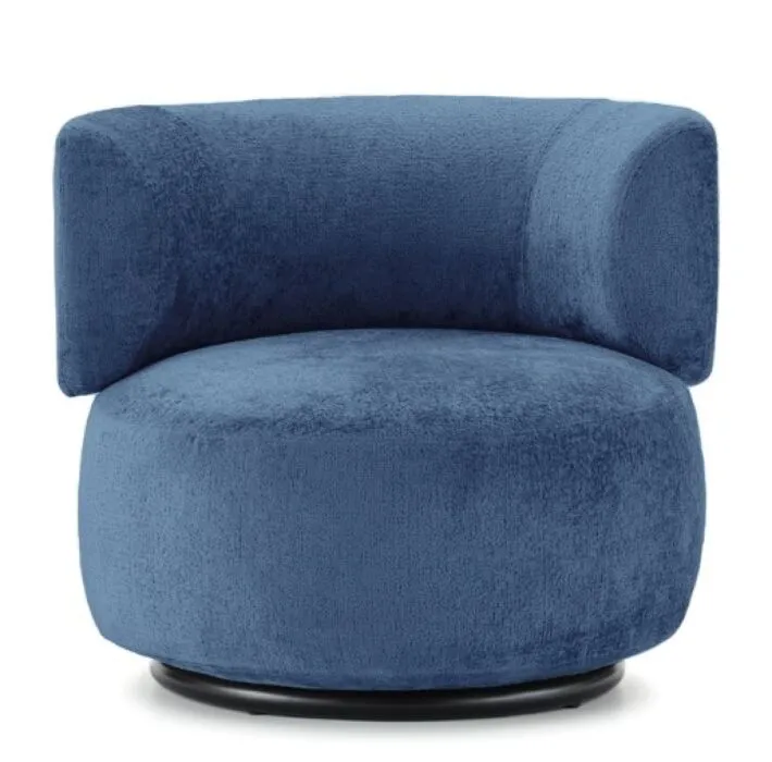 Speciale Aanbieding Kartell K-Waiting fauteuil chenille-Helblauw