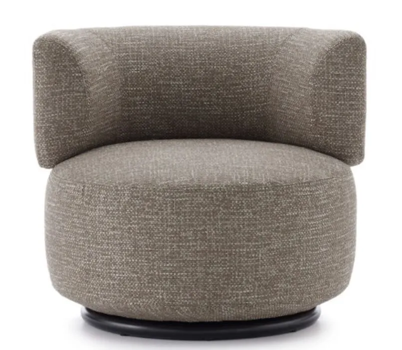 Koop Vandaag Kartell K-Waiting fauteuil texture draaibaar-Grijs