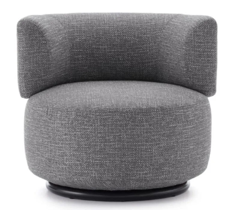 Kartell K-Waiting fauteuil texture draaibaar-Helblauw Koop Online