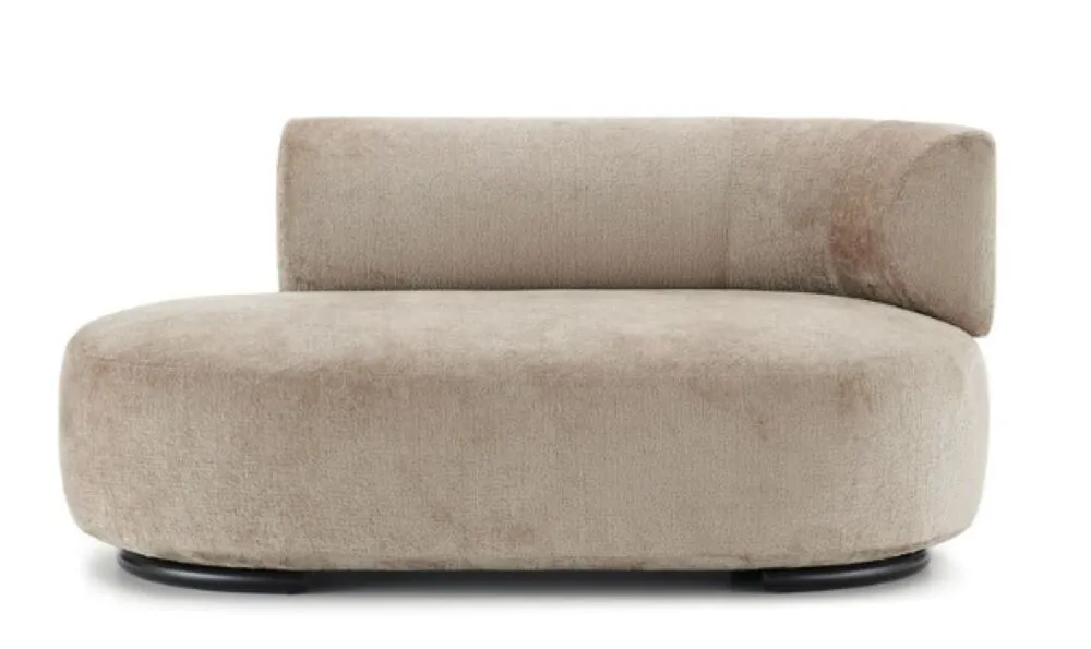 Kartell K-Waiting dormeuse chenille-Beige-Arm rechts Korting