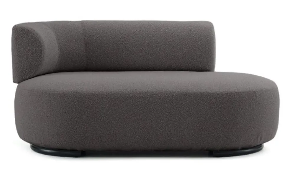 Kartell K-Waiting dormeuse bouclé-Grijs-Arm links Nu Kopen