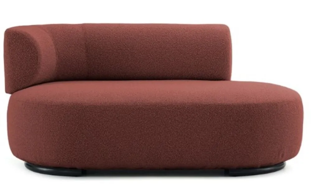 Kartell K-Waiting dormeuse bouclé-Baksteen-Arm links Gratis Retour