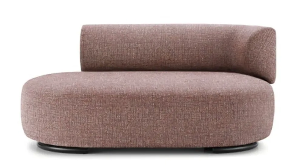 Kartell K-Waiting dormeuse texture-Bordeaux-Arm rechts Veilige Betaling