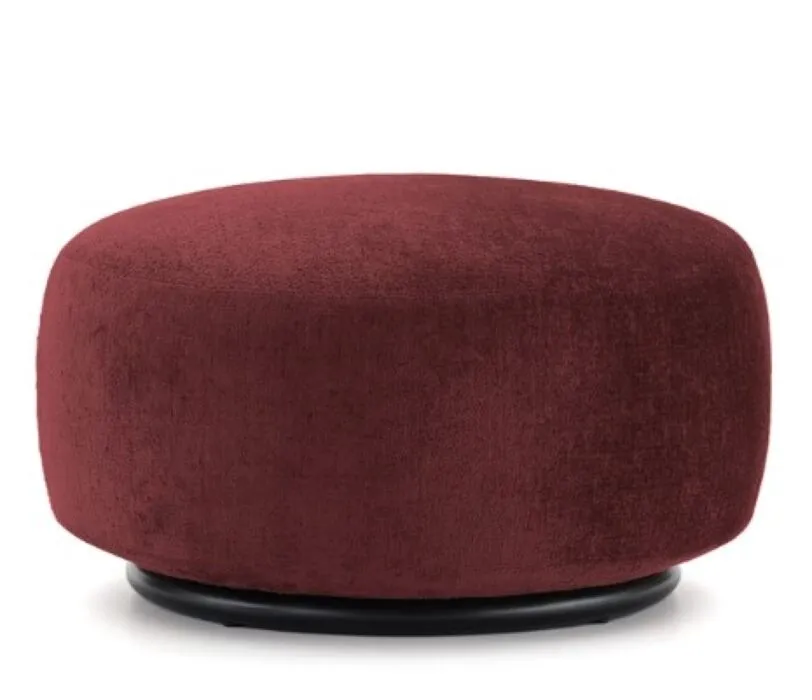 Uitverkoop Kartell K-Waiting poef chenille-Bordeaux
