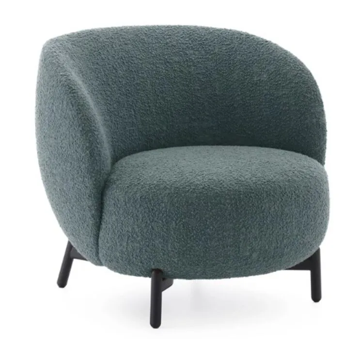 Kartell Lunam fauteuil curly-Petrol Meest Verkocht