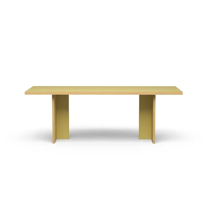 HKliving Eettafel - Rechthoekig-Olive-220 cm Dagaanbieding