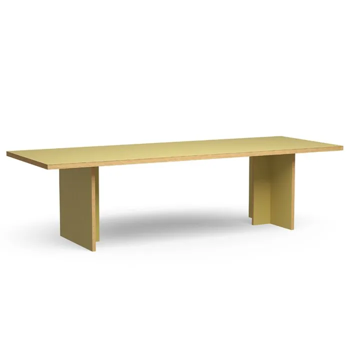 Finale Uitverkoop HKliving Eettafel - Rechthoekig-Olive-280 cm