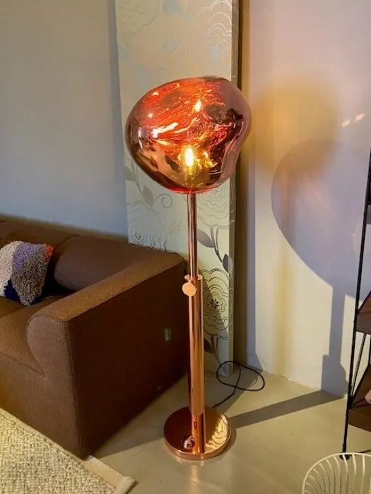 Betaalbaar TomDixon Melt vloerlamp koper OUTLET