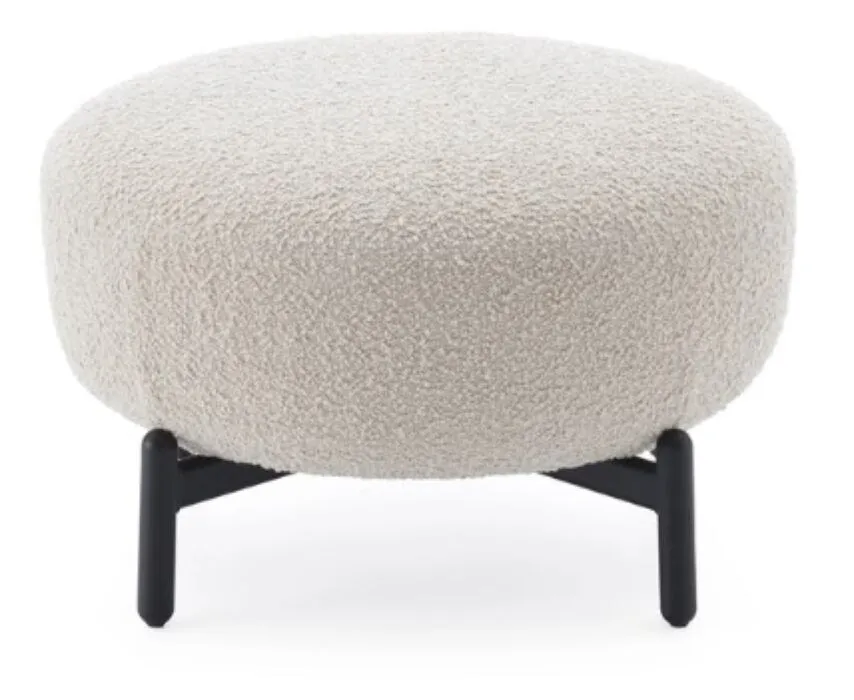 Kartell Lunam poef curly-Wit Seizoensaanbieding