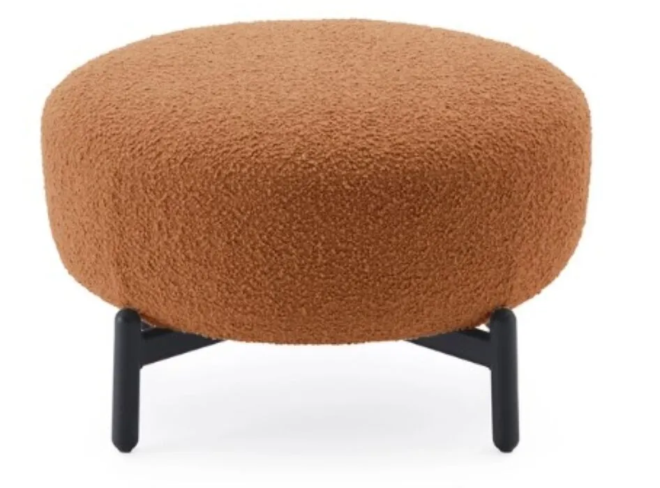 Alleen Vandaag Kartell Lunam poef curly-Oranje