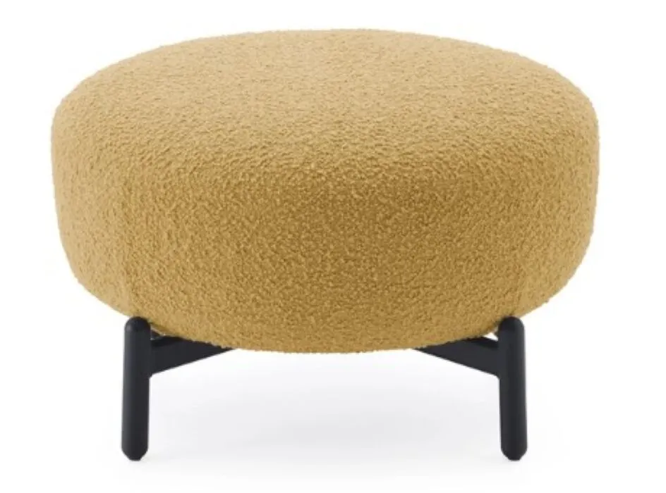 Kartell Lunam poef curly-Zuurgeel Favoriet