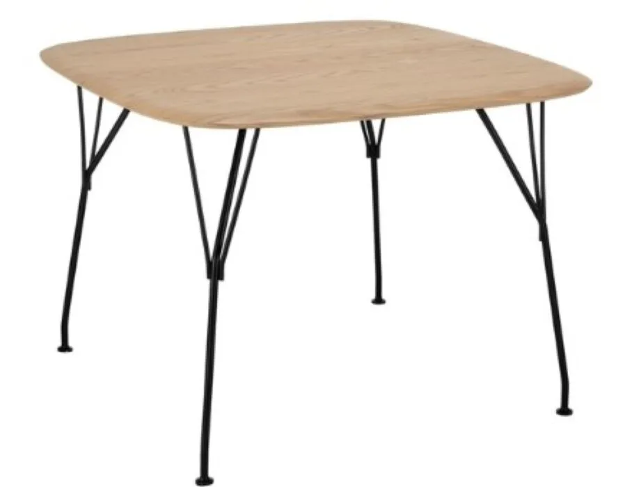 Kartell Viscount of Wood tafel vierkant-Zwart-Ash Dagaanbieding