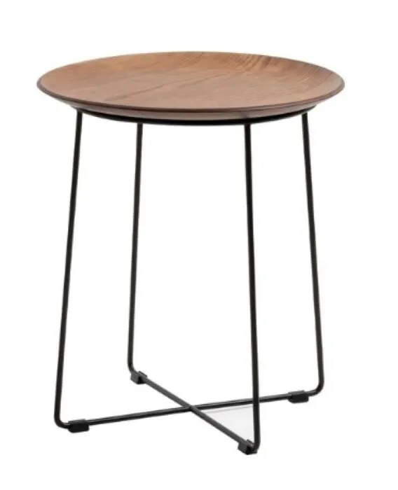 Shop Nu Kartell Al Wood bijzettafel-Donker hout-Zwart
