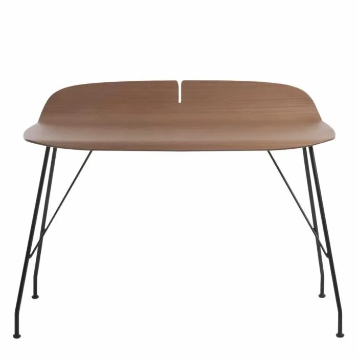 Kartell Earl of Wood bureau-Donker hout-Zwart Fabrieksprijs