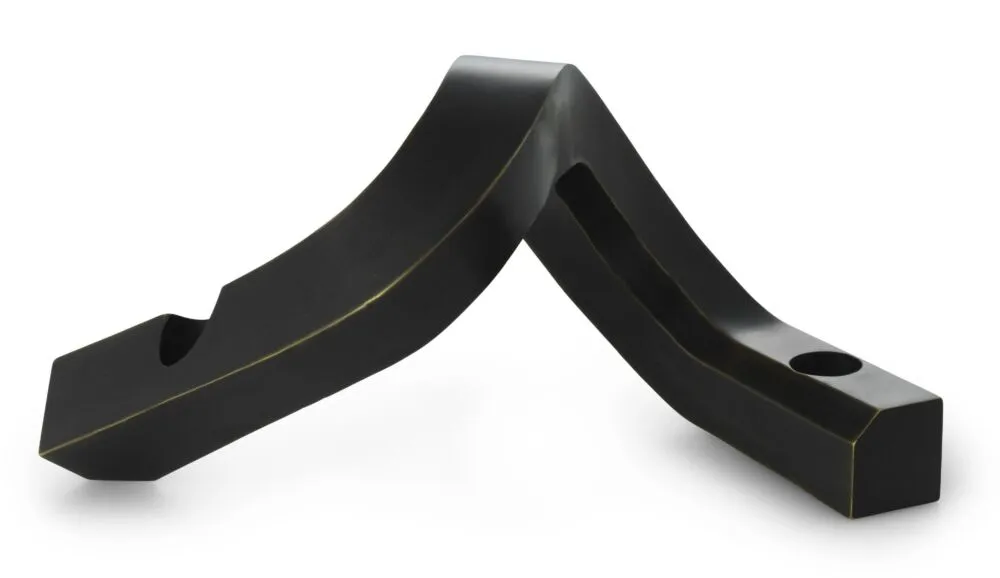 Koopje Normann Copenhagen Crooked kandelaar-Bronze-Two