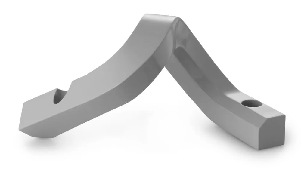 Normann Copenhagen Crooked kandelaar-Warm Grey-Two Dagaanbieding