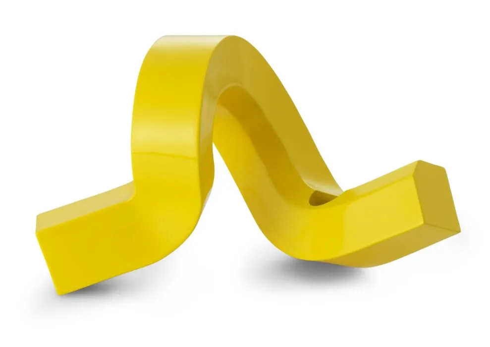 Speciale Aanbieding Normann Copenhagen Crooked kandelaar-Yellow-One