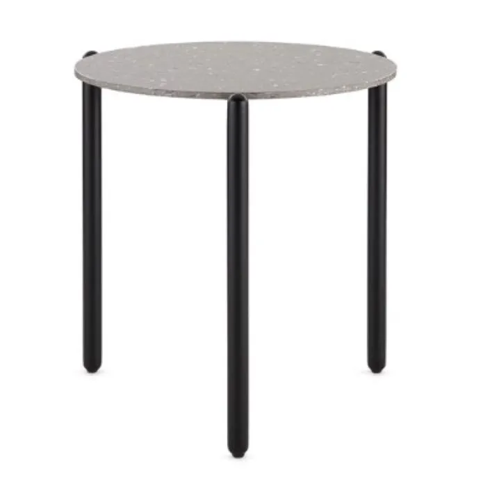 Kartell Undique bijzettafel-Lichtgrijs Terrazzo Hoge Kwaliteit