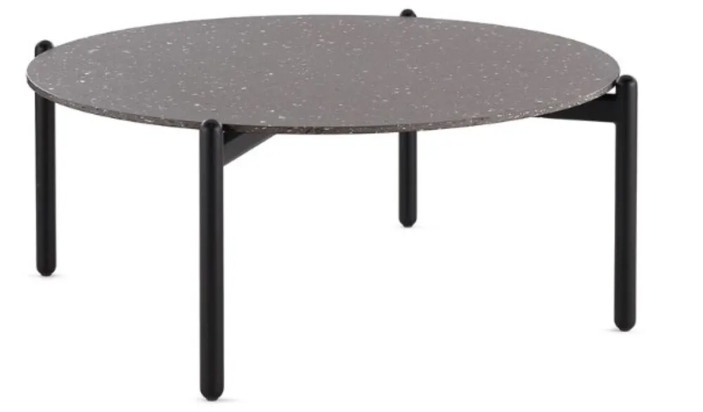 Koopje Kartell Undique salontafel-Zwart Terrazzo