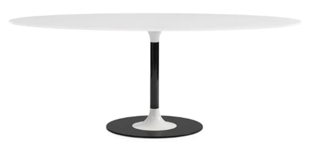 Aanbieding Kartell Thierry XXL eettafel ovaal-Wit